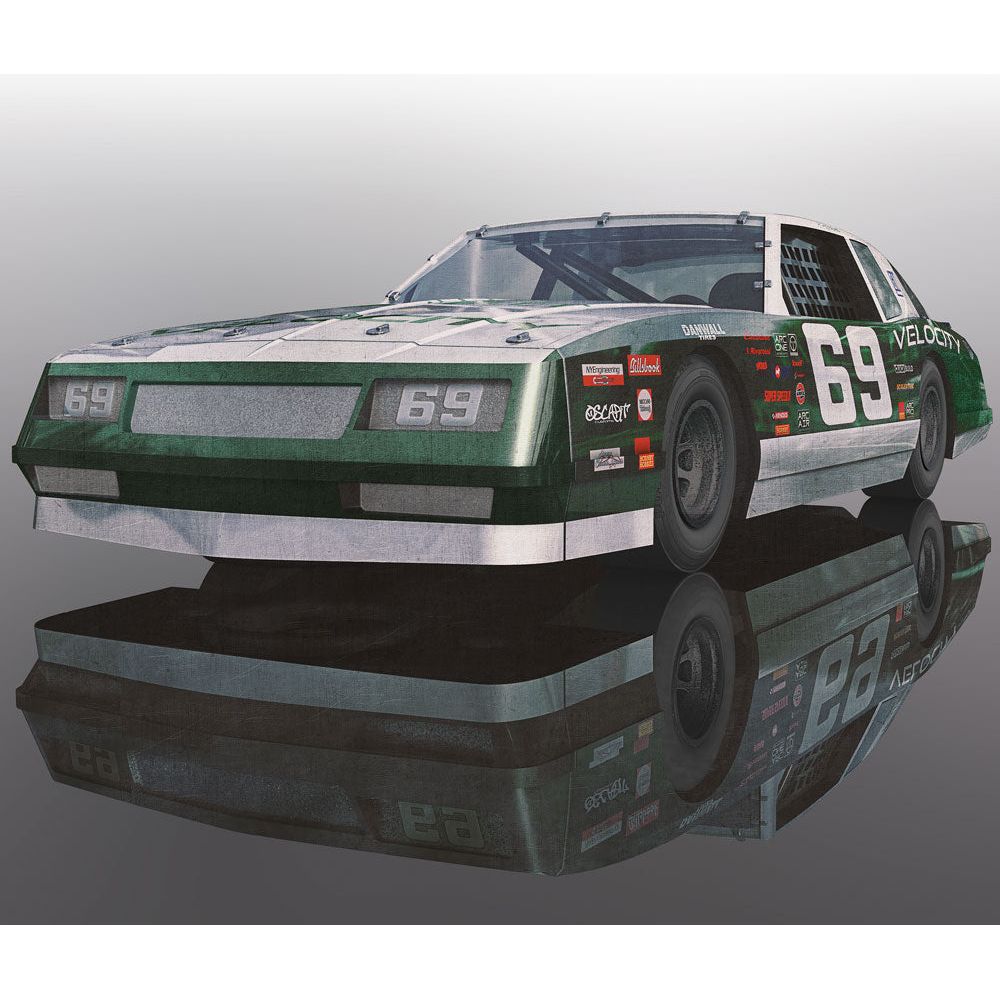 SCALEXTRIC Chevrolet Monte Carlo 1986 - Green & White