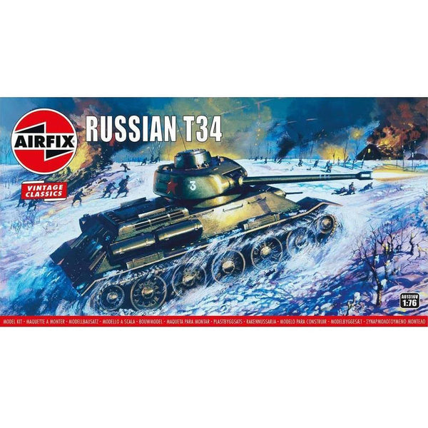 AIRFIX 1/76 Russian T-34 Tank