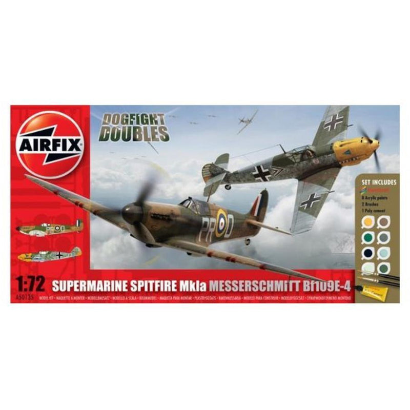 AIRFIX 1/72 Dogfight Double Spitfire 1A/BF 109E