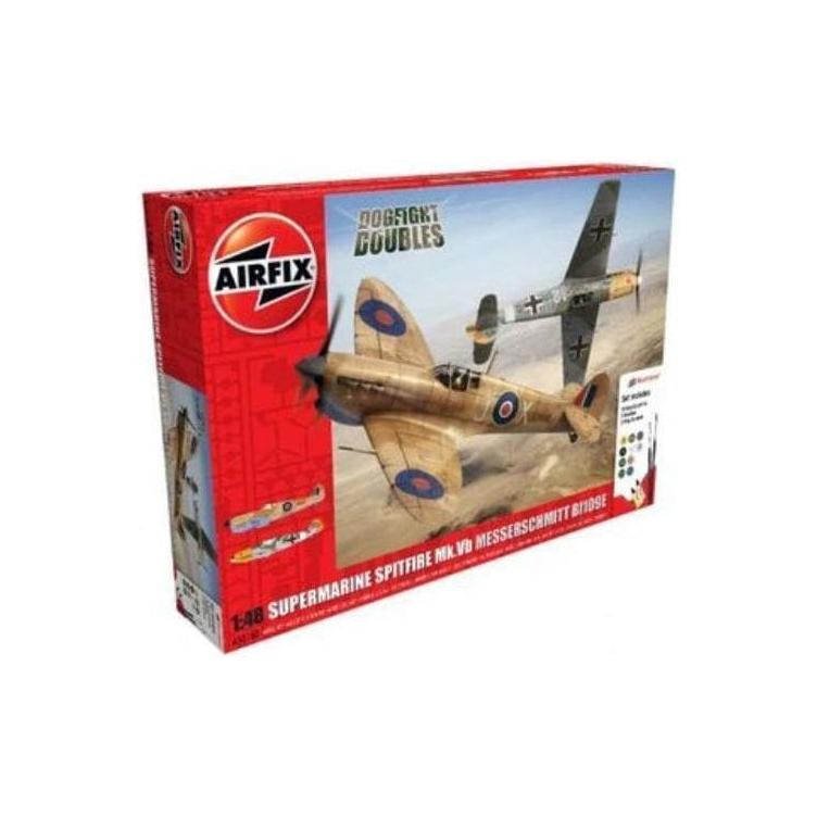 AIRFIX 1/48 Supermarine Spitfire Mk.Vb Messerschmitt Bf109E