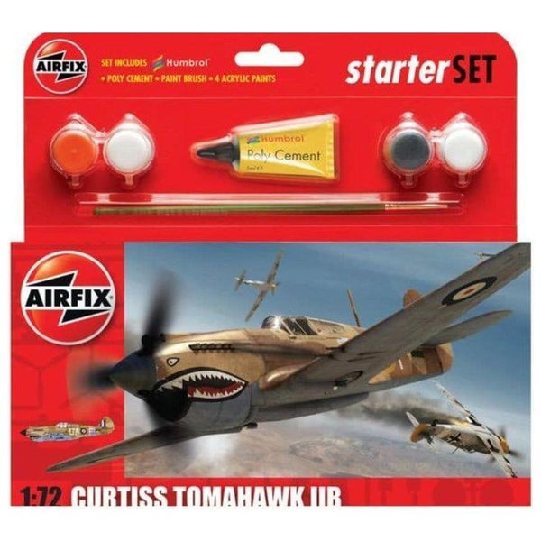 AIRFIX 1/72 Curtiss Tomahawk IIB Starter Set