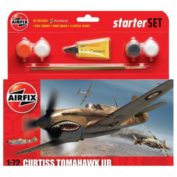 AIRFIX 1/72 Curtiss Tomahawk IIB Starter Set