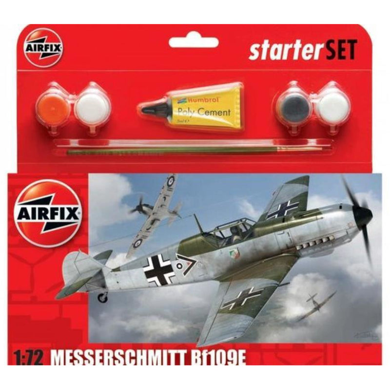 AIRFIX 1/72 Messerschmitt BF 109E Starter Set