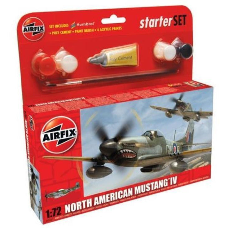 AIRFIX 1/72 P-51D Mustang Starter Set