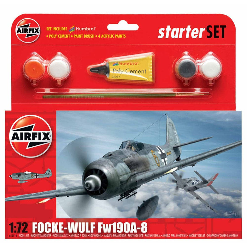 AIRFIX 1/72 Focke Wulf FW190A Starter Set