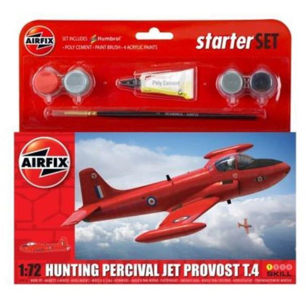 AIRFIX 1/72 Hunting Percival Jet Provost T.4 Starter Set