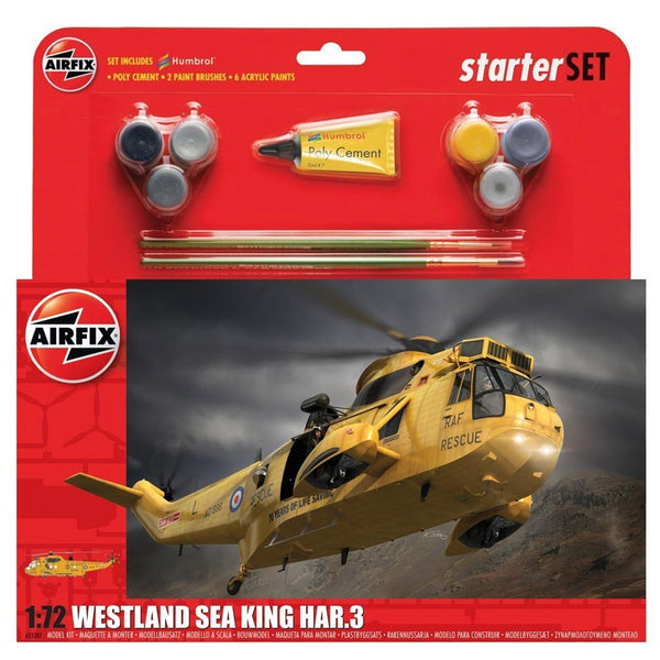 AIRFIX 1/72 Westland Sea King HAR.3 Large Starter Set