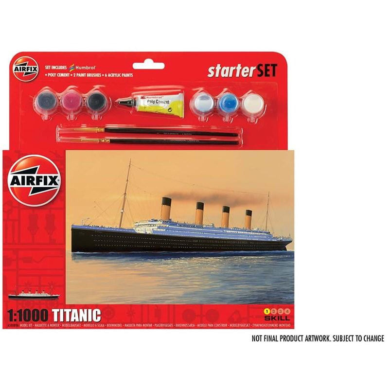 AIRFIX 1/1000 Large Starter Set - RMS Titanic