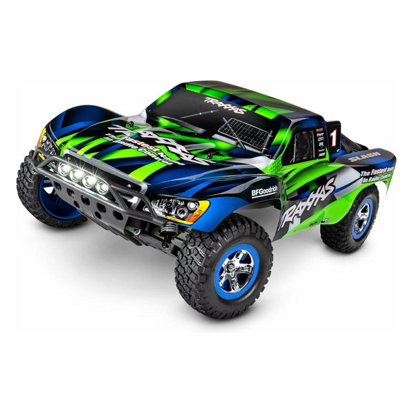 TRAXXAS 1/10 Slash 2WD Electric Short Course Truck RTR with LED Lights Green