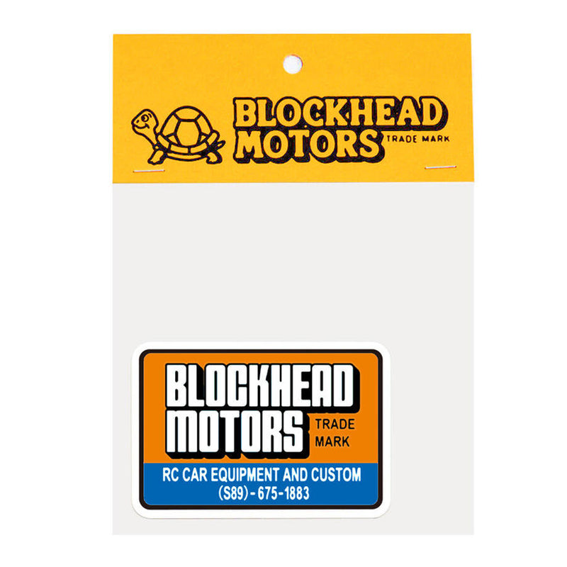 BLOCKHEAD MOTORS BH Square Logo Sticker