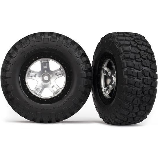 TRAXXAS Tyres & Wheels, Assembled, Glued (SCT) (5878)