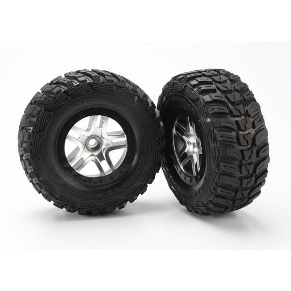 TRAXXAS Tyres & Wheels, Assembled Glued,(SCT Split-Spoke Sa
