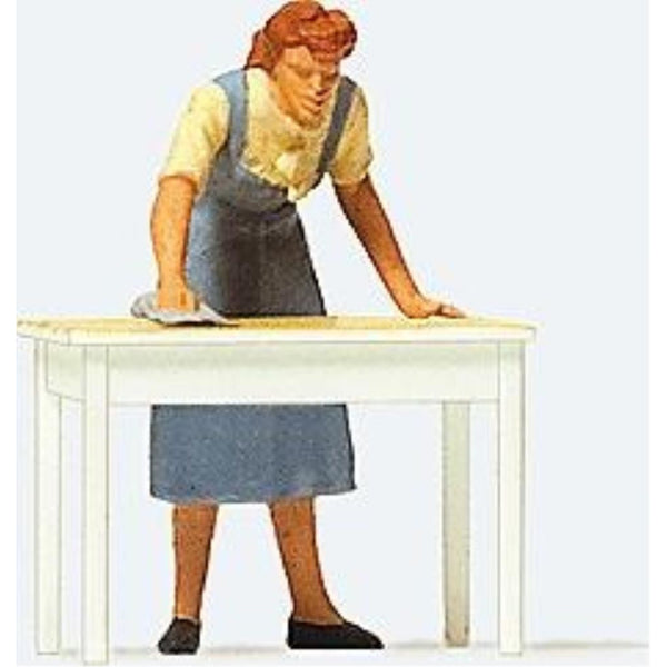 PREISER Housewife Cleaning Table - Hearns Hobbies Melbourne - PREISER