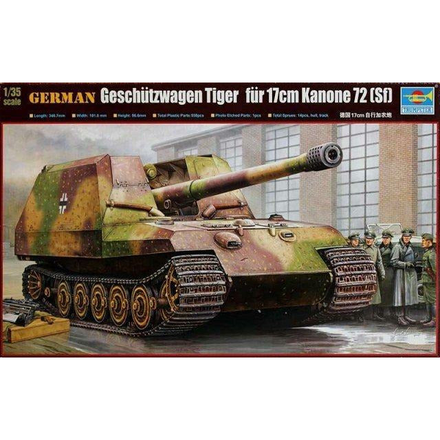 TRUMPETER 1/35 German Geschtzwagen Tiger for 17cm K72