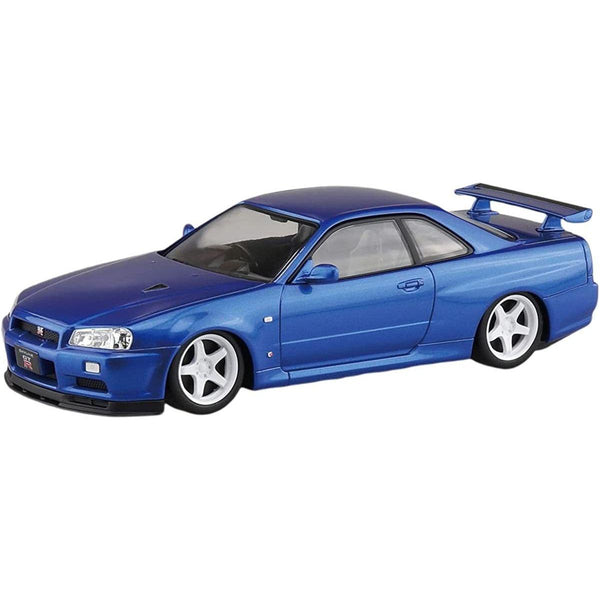 AOSHIMA 1/24 Nissan R34 Skyline GT-R Custom Wheel (Bayside Blue)