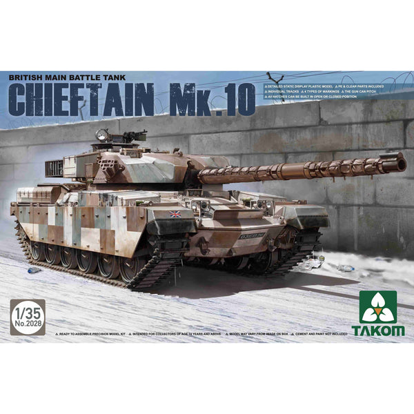 TAKOM 2028 1/35 British Main Battle Tank Chieftain Mk.10