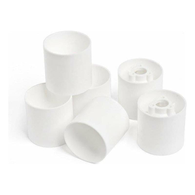 HB RACING Rear Wheel (Dish Type/White /6Pcs)