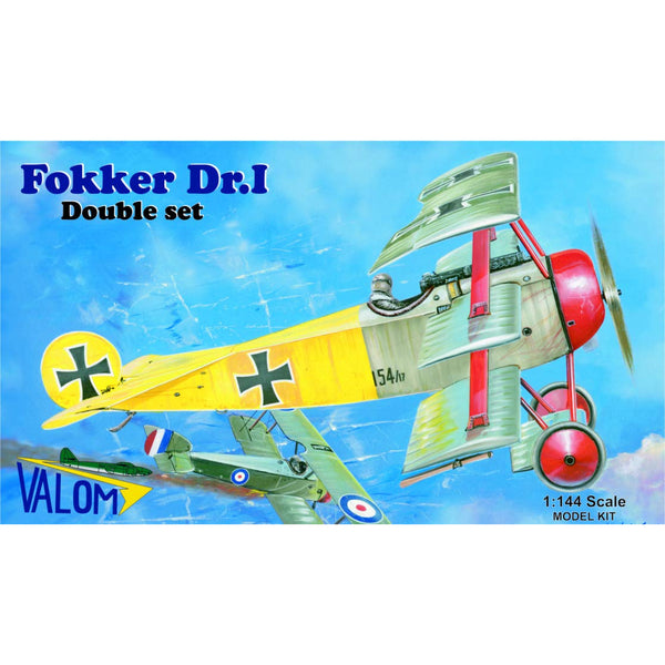 VALOM 1/144 Fokker Dr.I (Double set)