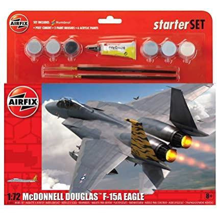 AIRFIX 1/72 McDonnell Douglas F-15A Eagle Large Starter Set