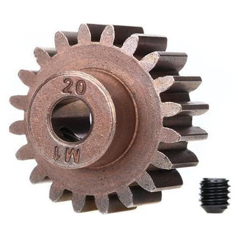 TRAXXAS Gear, 20T Pinion (Fits 5mm Shaft)/ Set Screw (6494X