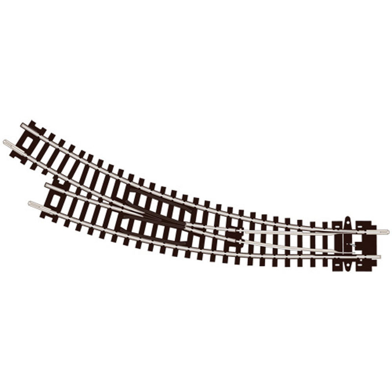 PECO N Setrack Curved Turnout Right Hand Code 80 (ST44)