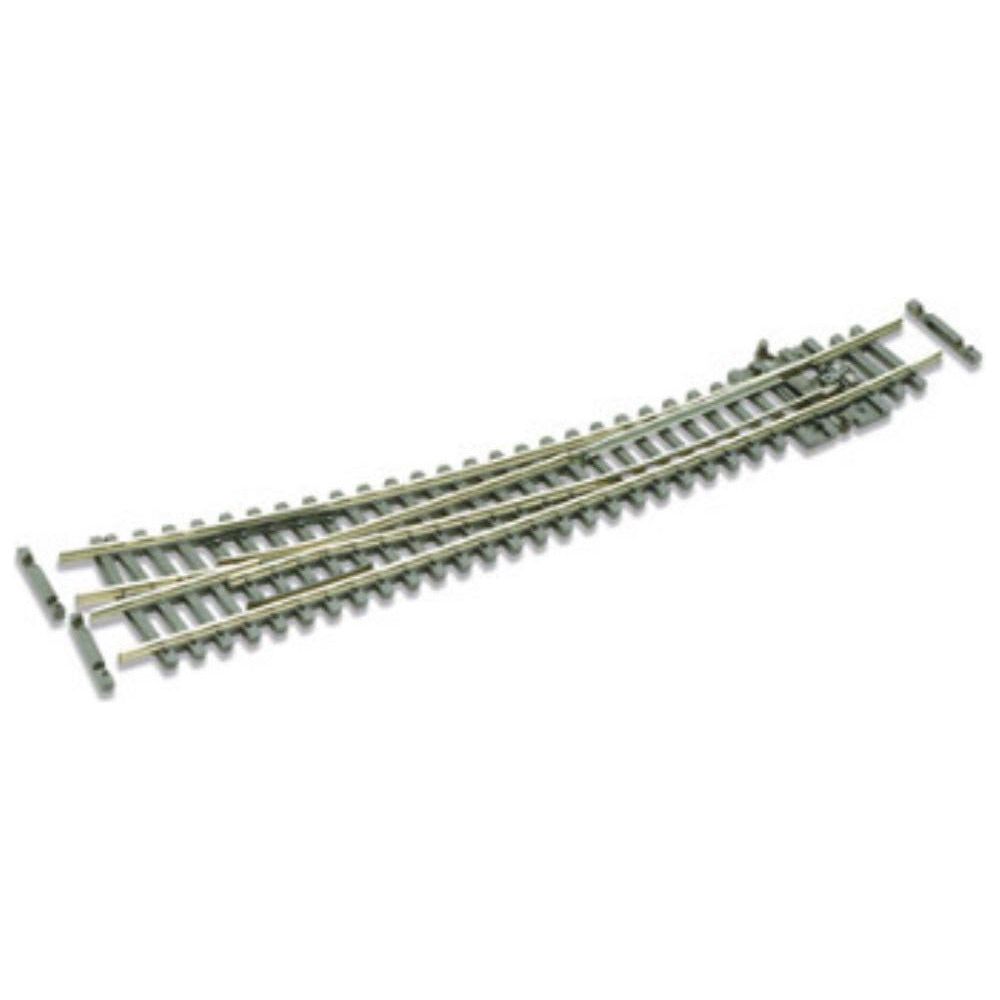 PECO Curved Double Radius R/H Turnout N code 55 (SLE386F)