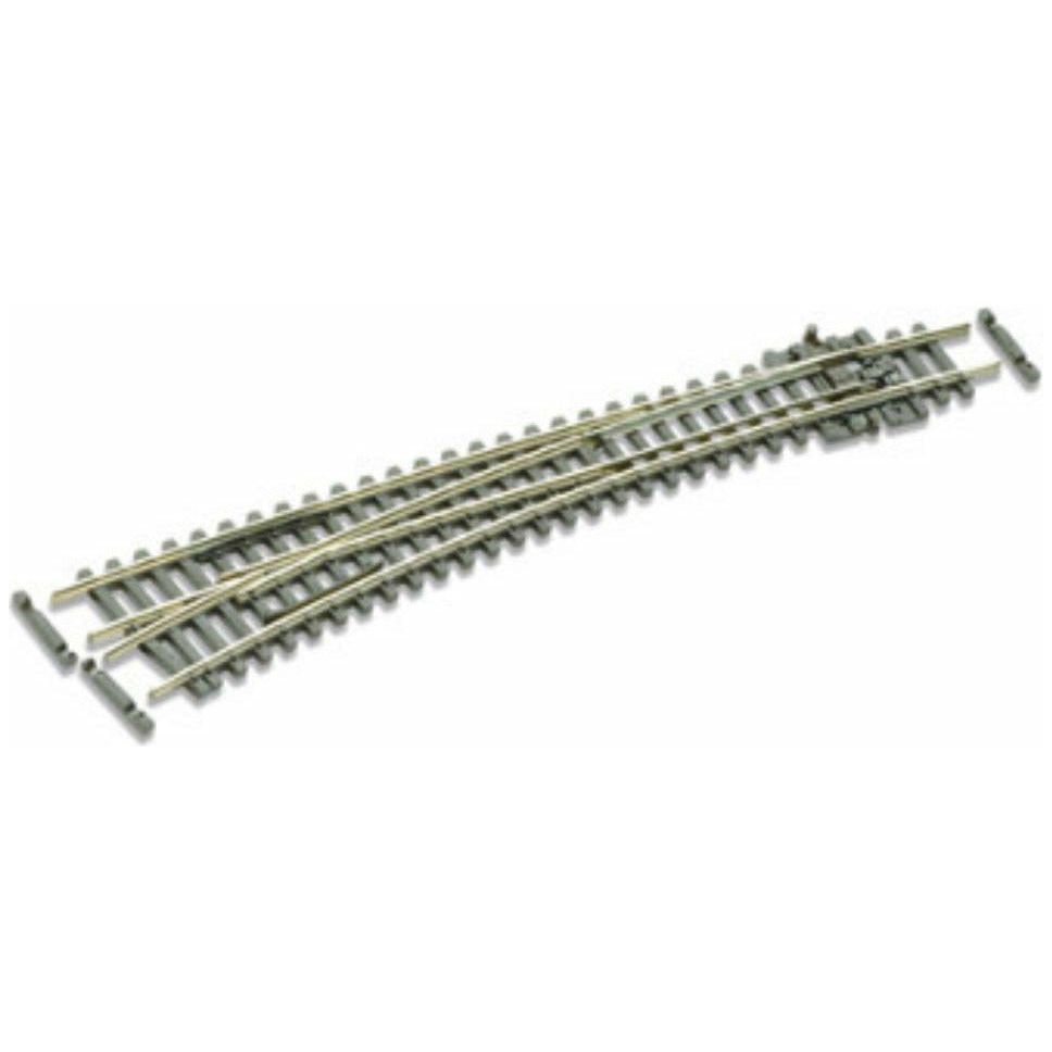 PECO Curved Double Radius L/H Turnout N code 55 (SLE387F)