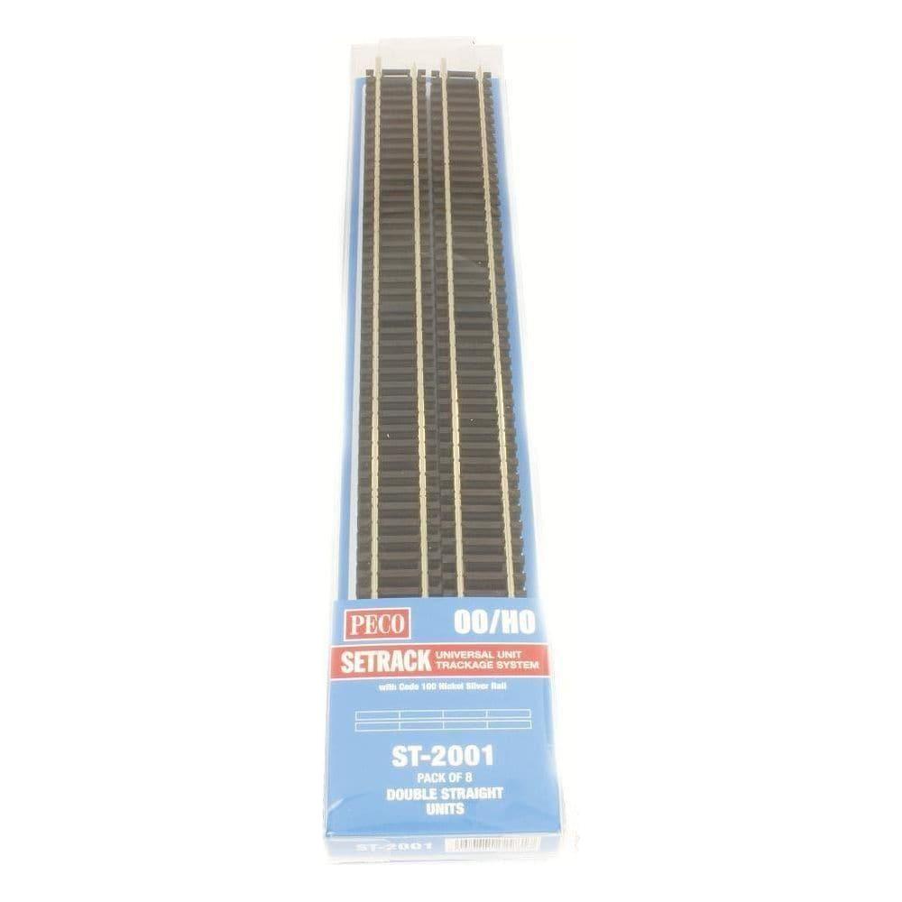 PECO  STANDARD STRAIGHTS, ST200 X 8 - Hearns Hobbies Melbourne - PECO