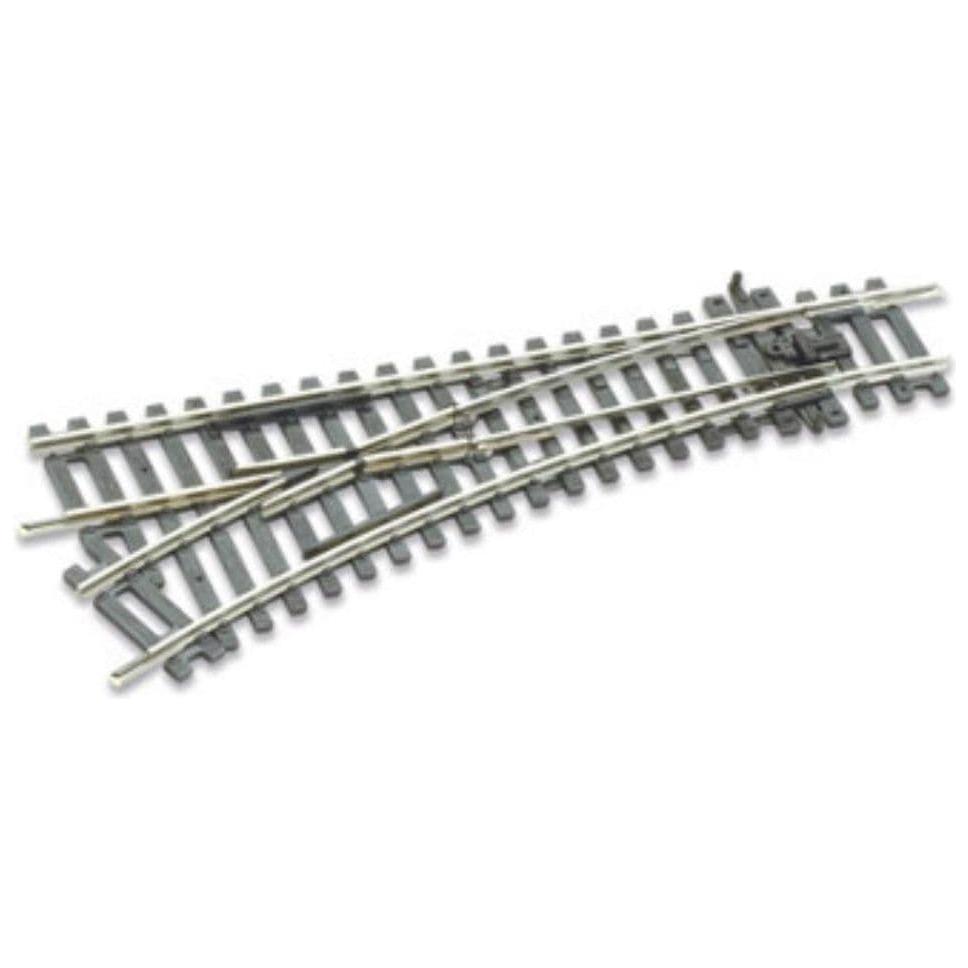 PECO OO/HO Setrack Turnout 2nd Radius Left Hand Code 100 (ST241)