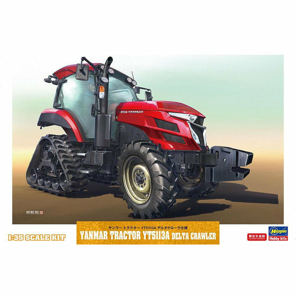 HASEGAWA 1/35 Yanmar Tractor YT5113A Delta Crawler