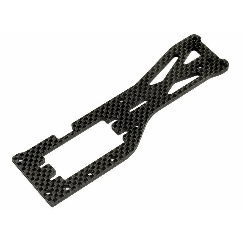(Clearance Item) HB RACING Upper Chassis Woven Graphite (Lightning)