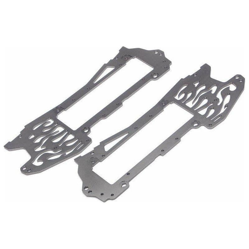 (Clearance Item) HB RACING SuperFlare Main Chassis Set (Gunmetal)