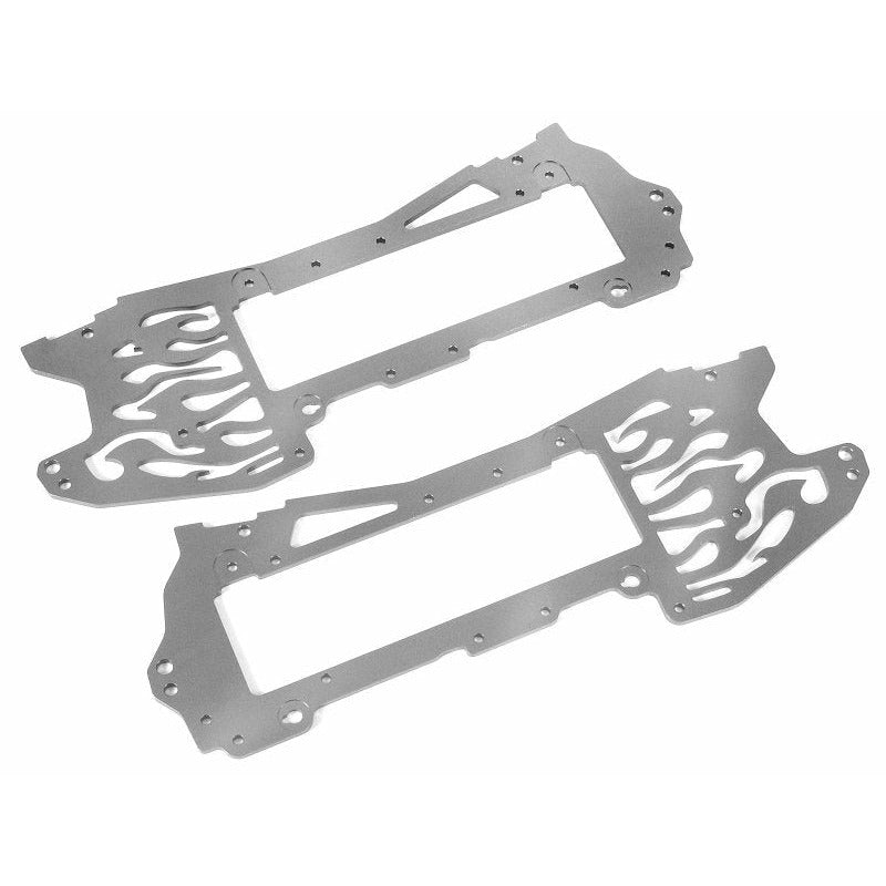 HB RACING Super Flare Main Chassis Set (Silver)
