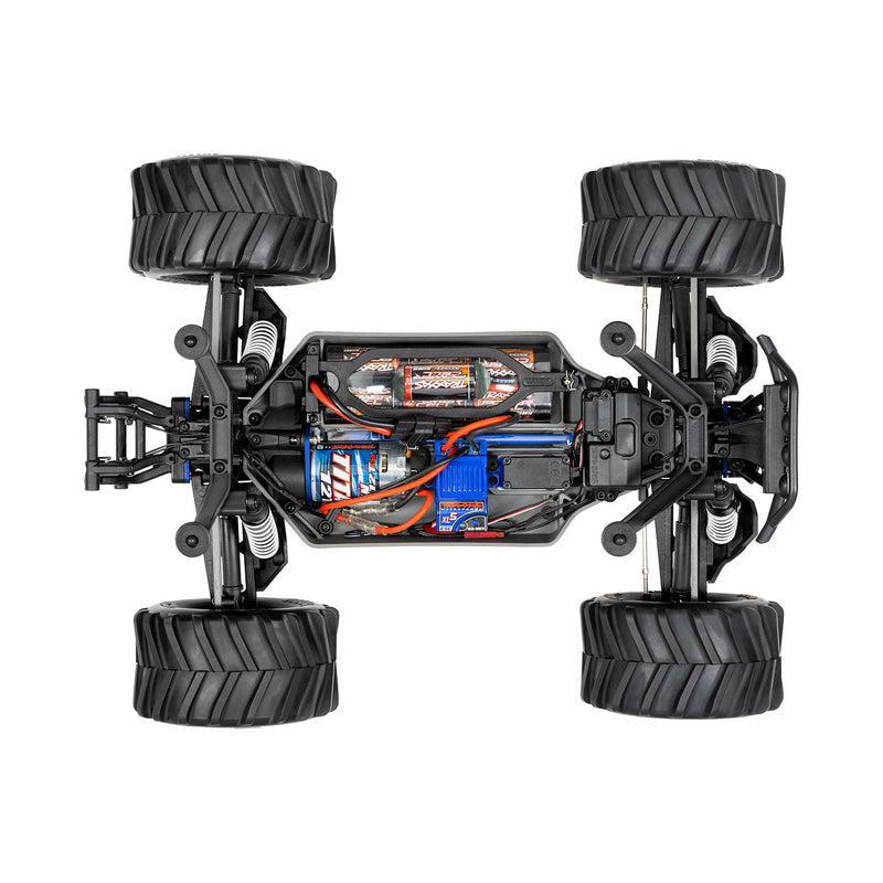 TRAXXAS 1/10 Stampede 4x4 Monster Truck with LED Lights - Blue