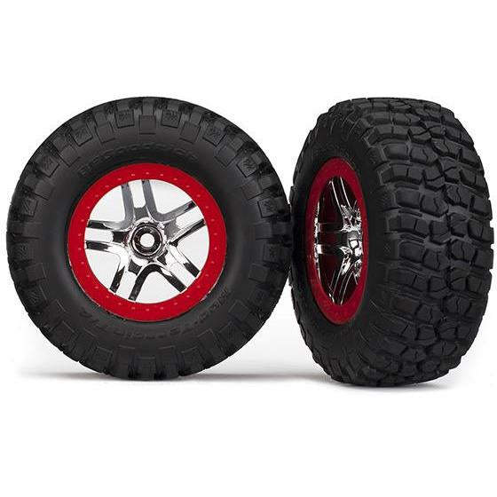 TRAXXAS Tyres & Wheels Assembled Ultra Soft Slash (6873R)