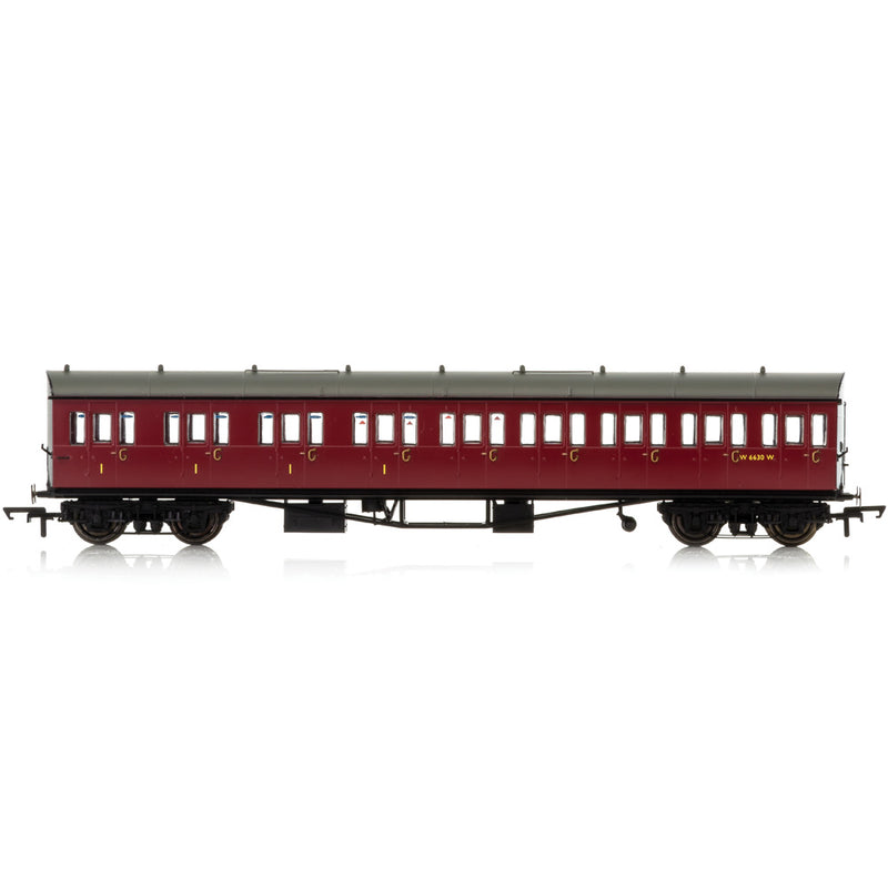 HORNBY OO BR, Collett 57' Bow Ended E131 Nine Compartment Composite (L/H) W6237W Era 4