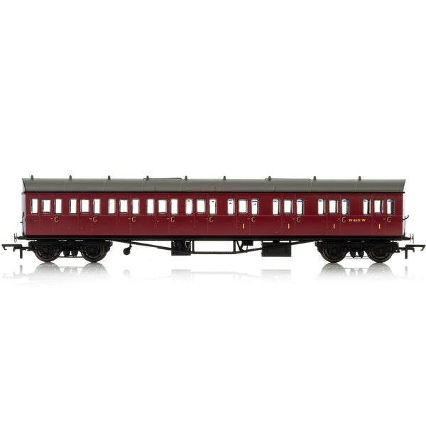 HORNBY OO BR, Collett 57' Bow Ended E131 Nine Compartment Composite (R/H) W6631W Era 4