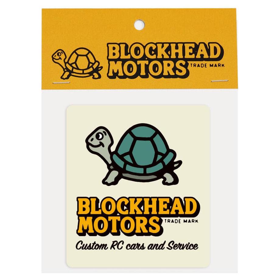 BLOCKHEAD MOTORS Turtle Square Sticker