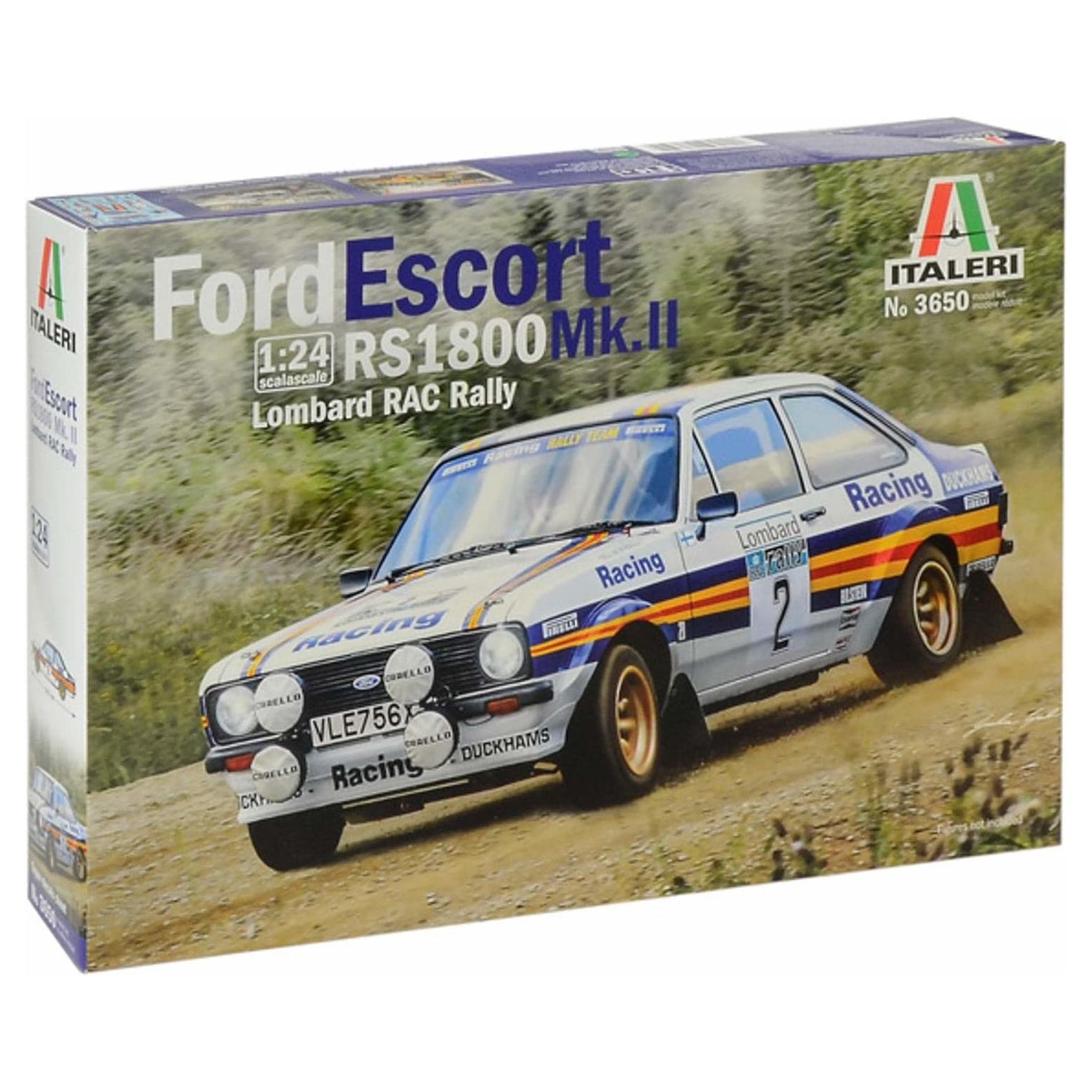 ITALERI 1/24 Ford Escort RS1800 Mk.II Lombard RAC Rally