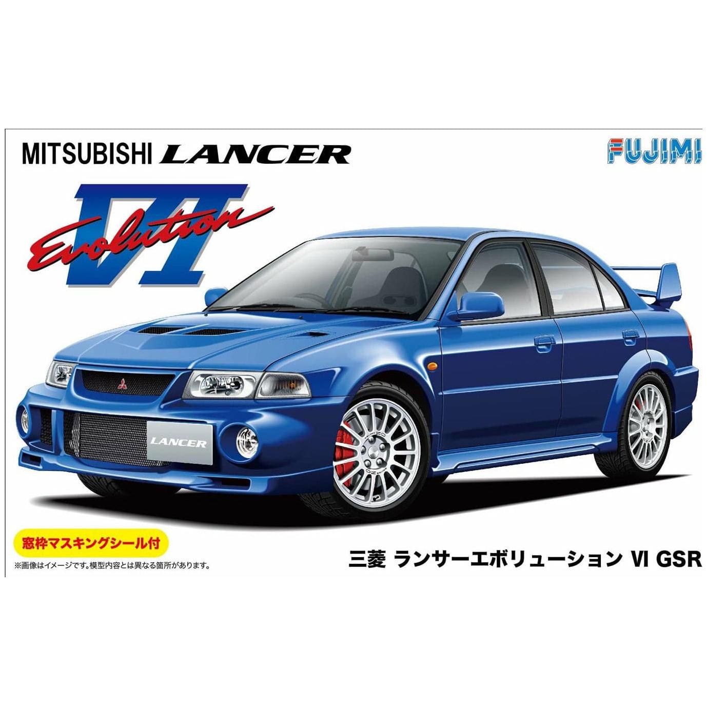 FUJIMI 1/24 Mitsubishi Lancer Evolution VI GSR w/Window Frame Masking (ID-102)