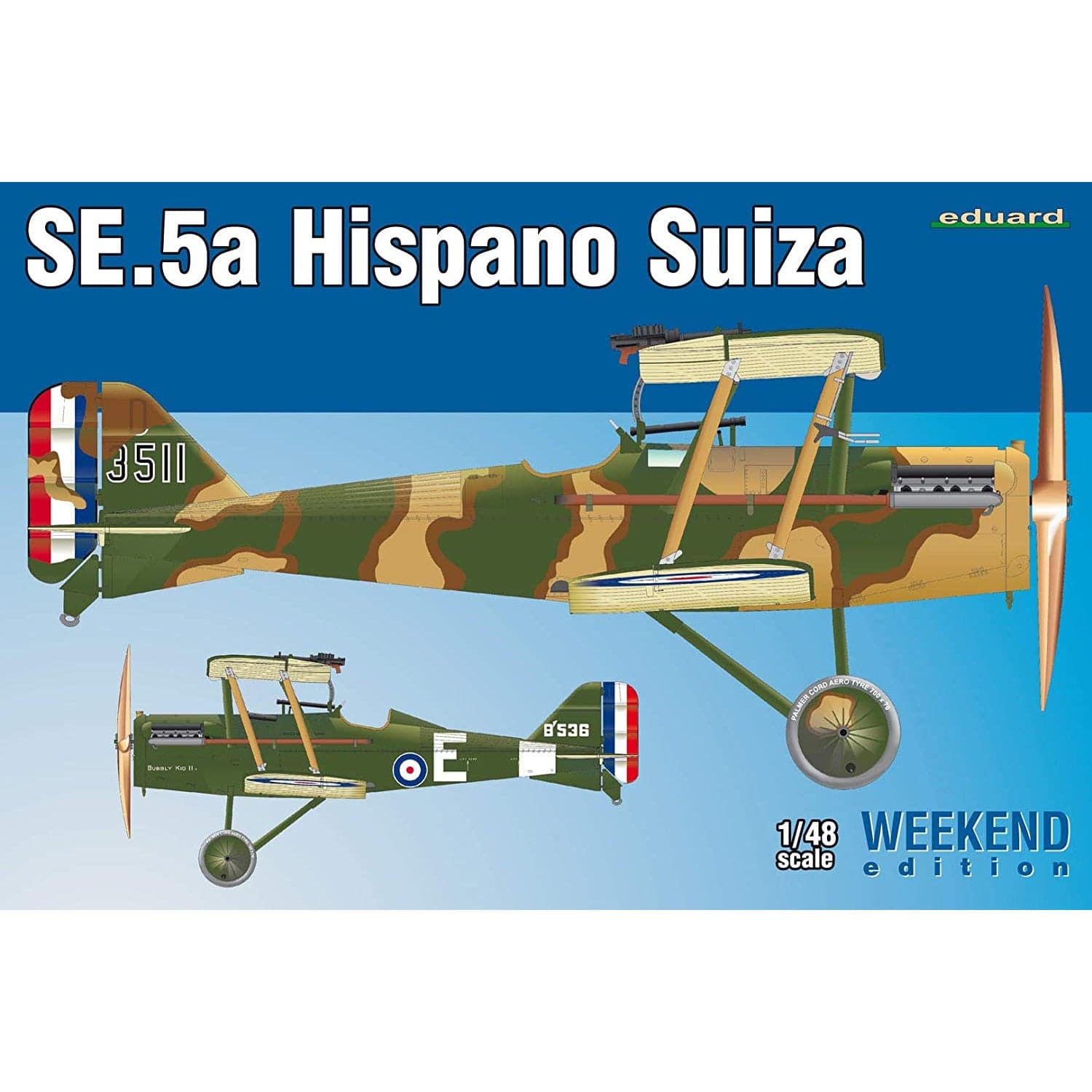 EDUARD 1/48 SE.5a Hispano Suiza Plastic Model Kit