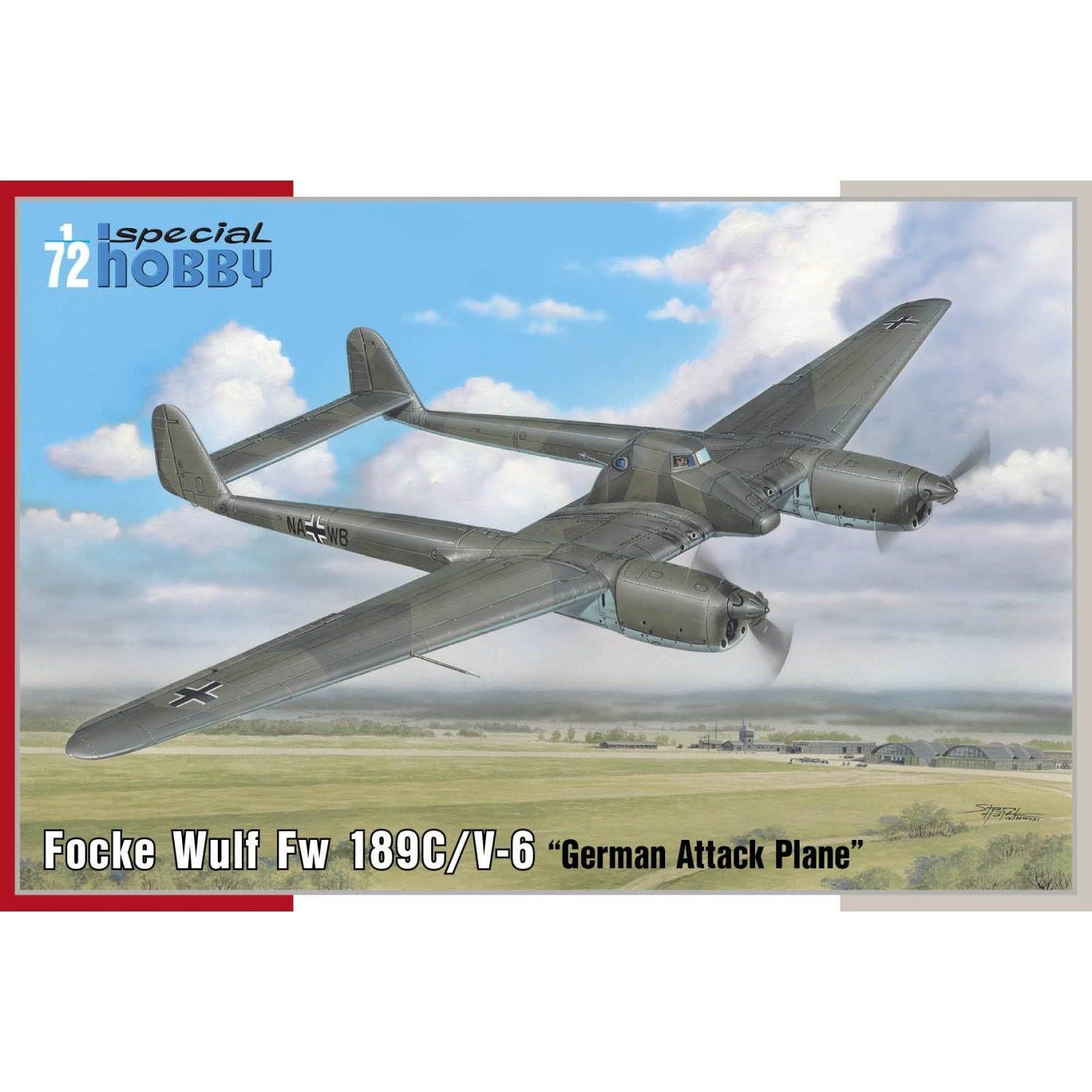 SPECIAL HOBBY 1/72 Focke Wulf Fw 189C / V-6 "German Attack Plane"