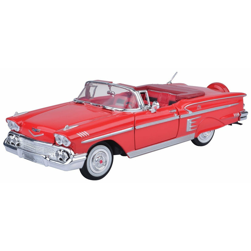 MOTORMAX 1/24 1958 Chev Impala Red (American Classics)