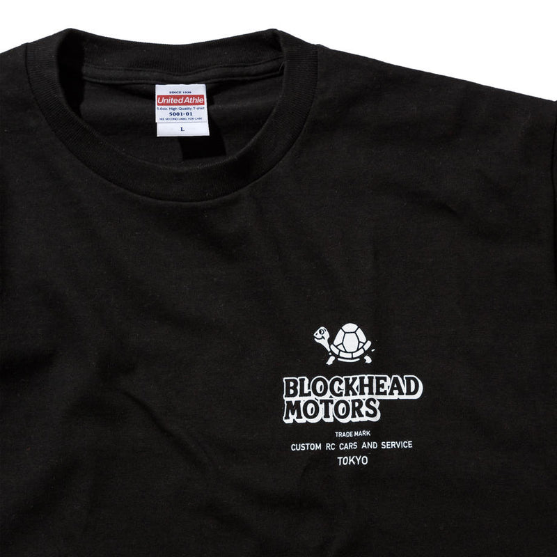 BLOCKHEAD MOTORS Standard T-Shirt/Black Size M