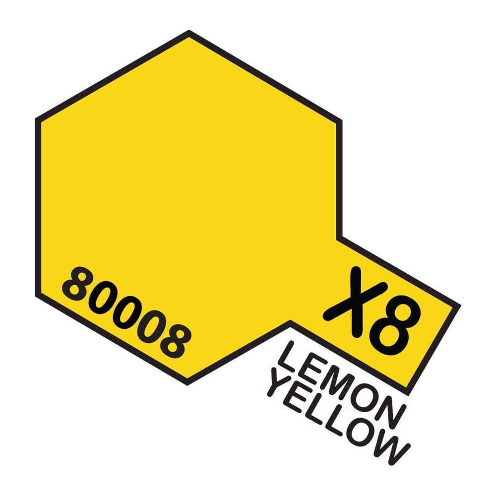 TAMIYA X-8 Lemon Yellow Enamel Paint 10ml