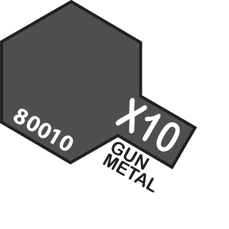 TAMIYA X-10 Gun Metal Enamel Paint 10ml