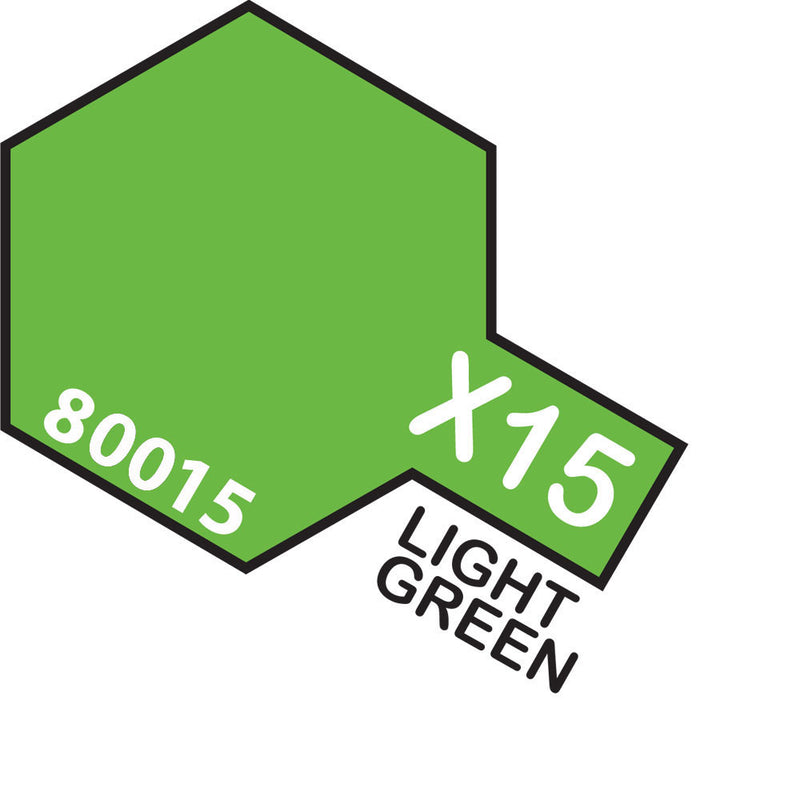 TAMIYA X-15 Light Green Enamel Paint 10ml