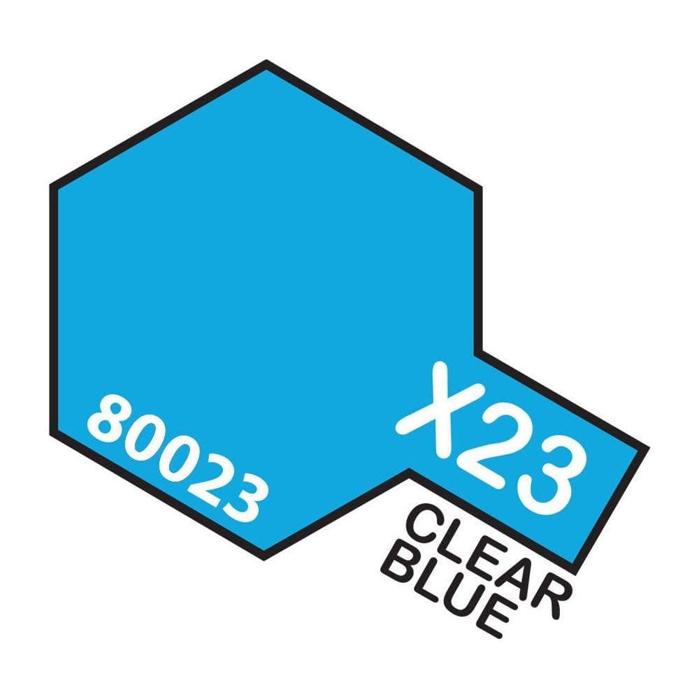 TAMIYA X-23 Clear Blue Enamel Paint 10ml