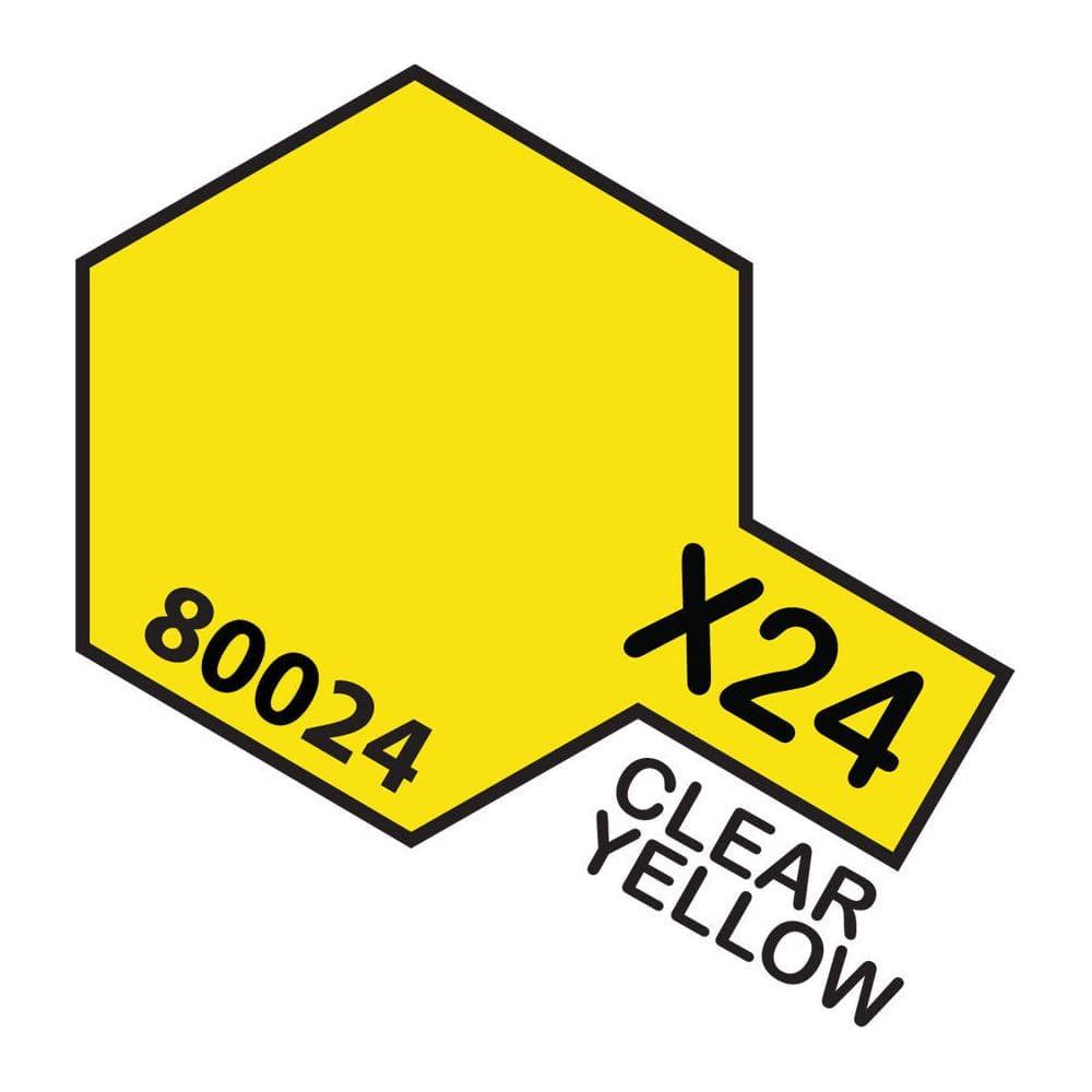 TAMIYA X-24 Clear Yellow Enamel Paint 10ml