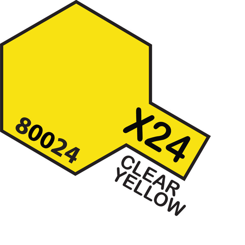 TAMIYA X-24 Clear Yellow Enamel Paint 10ml